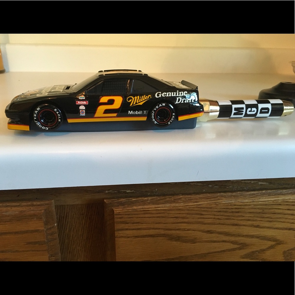 NEW Miller GD Rusty Wallace Race Car Beer Tapper